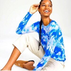 Charter Club 100% cashmere tie dye sweater.